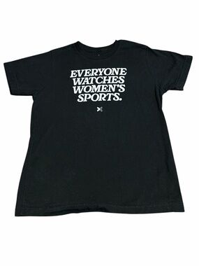 Together Black Graphic Tee with White Print